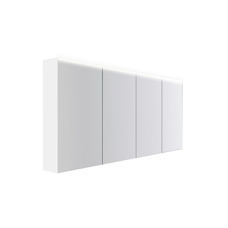 Armoire toilette Coffee 4 portes 1800mm 4250k blanc mat