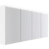 Armoire toilette Coffee 4 portes 1800mm 4250k blanc mat