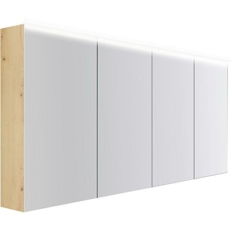 Armoire toilette Coffee 4 portes 1800mm 4250k chêne decor urban