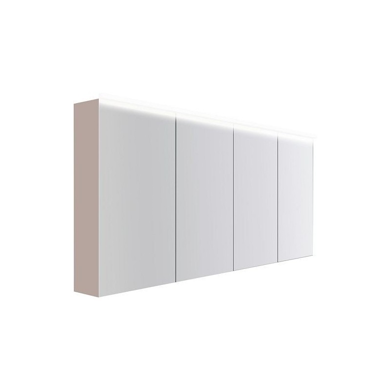 Armoire toilette Coffee 4 portes 1800mm 4250k gris basalte mat