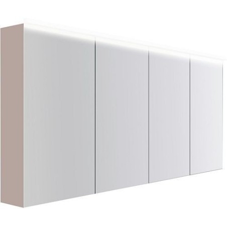 Armoire toilette Coffee 4 portes 1800mm 4250k gris basalte mat