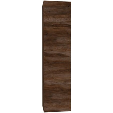 Colonne Coffee 2 portes gauche 40 noyer decor velours