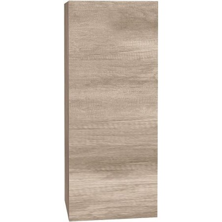 Demi colonne Coffee 1 porte droite 40 chêne decor flanelle