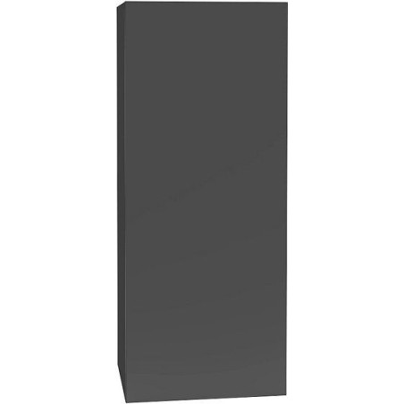 Demi colonne Coffee 1 porte droite 40 graphite doux mat