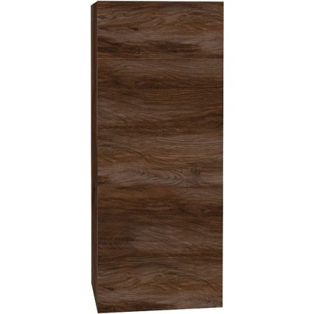 Demi colonne Coffee 1 porte gauche 40 noyer decor velours