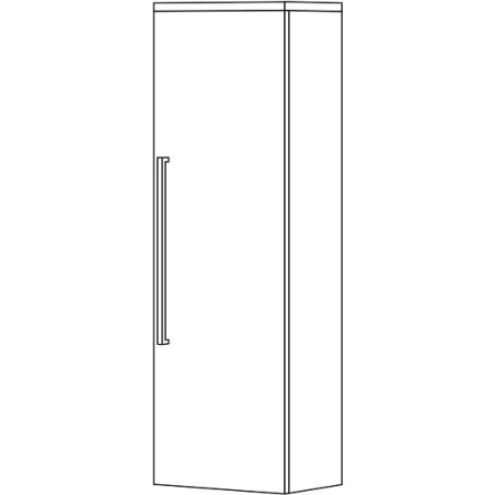 Demi colonne Combo uni 40cm ardoise gauche/droite