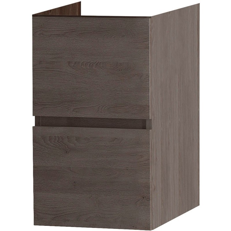 Sous meuble Molto 2 tiroirs 35cm new chêne gris