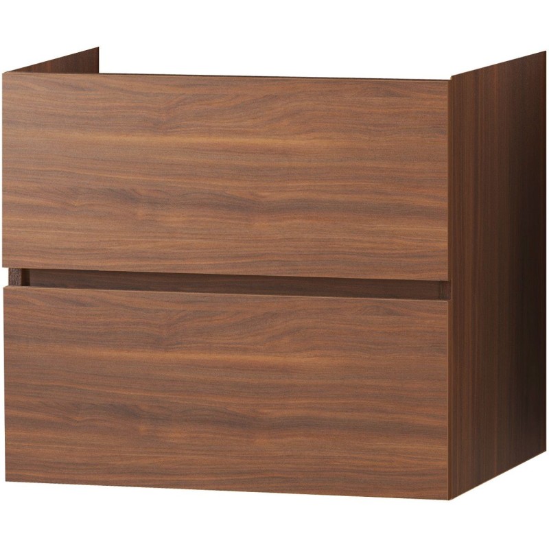 Sous meuble Molto 2 tiroirs 70cm noyer