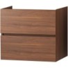 Sous meuble Molto 2 tiroirs 70cm noyer