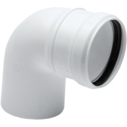 Uniflow coude 80mm 90° PP...