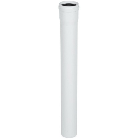 Uniflow rallonge 80mm 500mm PP blanc