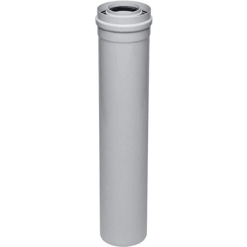 Uniflow rallonge concentrique 80/125mm 2000mm Alu/PP