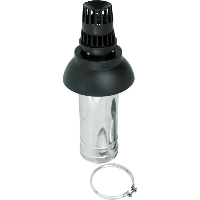 Uniflow terminal 80/125mm inox/PP