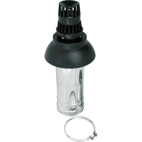 Uniflow terminal 80/125mm inox/PP