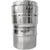 Adaptateur inox SP rigide-flex 80