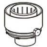 ACV adaptateur pour hre eco 60/100-80/125mm avec prises de mesure