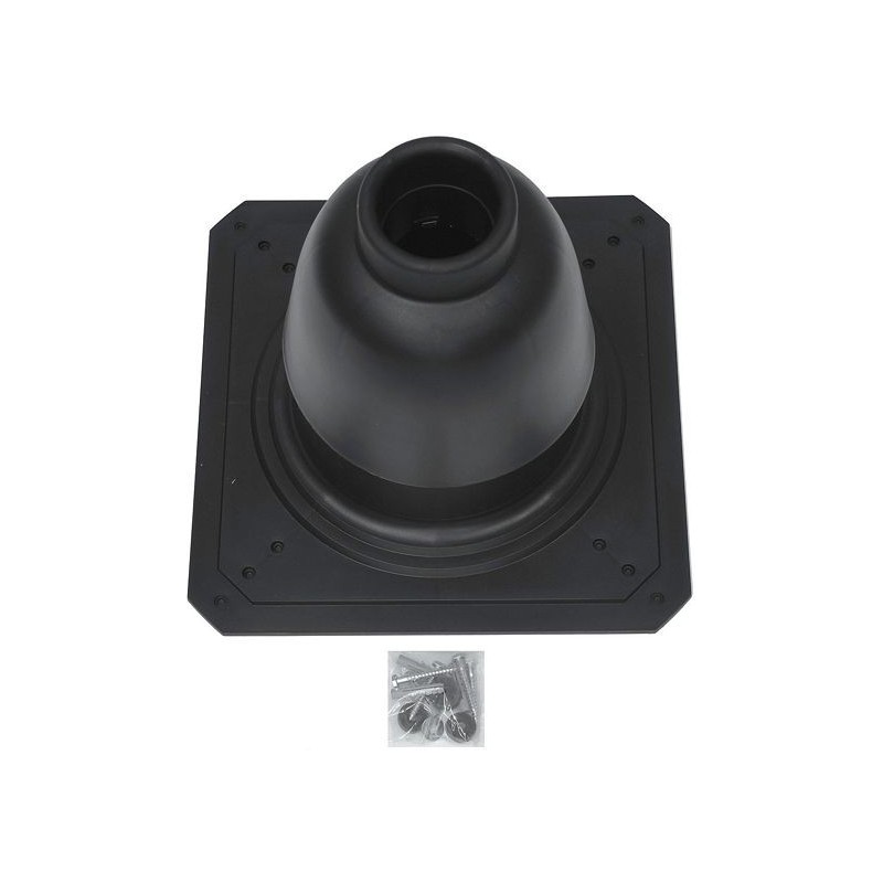 Vaillant couvre cheminée 80mm pp noir