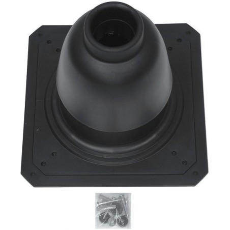 Vaillant couvre cheminée 80mm pp noir