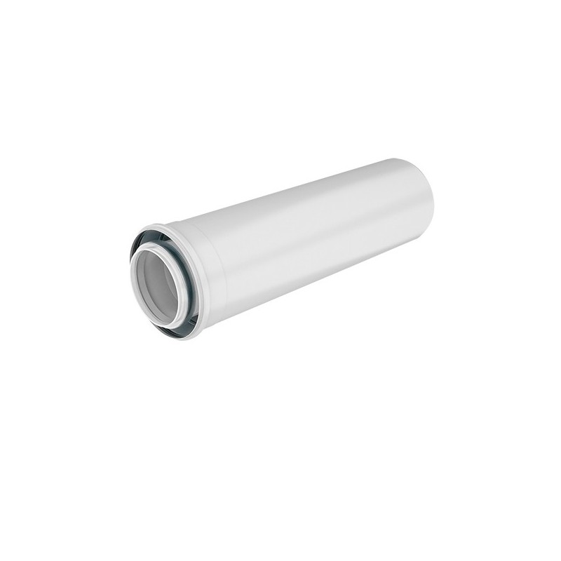 Ubbink rolux tube concentrique 100/150mm 1000mm metal/pp
