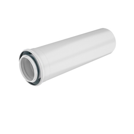 Ubbink rolux tube concentrique 100/150mm 1000mm metal/pp