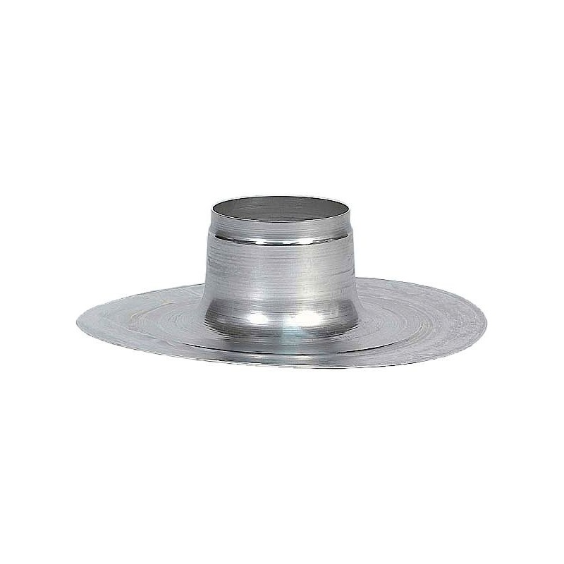 Ubbink solin universele toit plat en alu pour passage de toit 130 mm