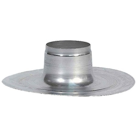Ubbink solin universele toit plat en alu pour passage de toit 130 mm