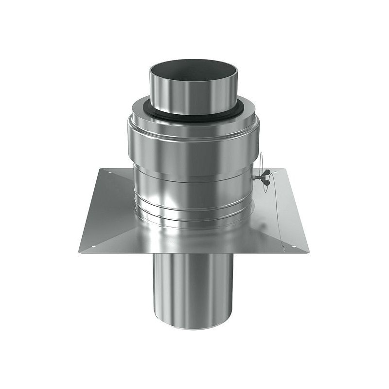 Ubbink terminal cheminée rvs/pp rolux 225/160mm