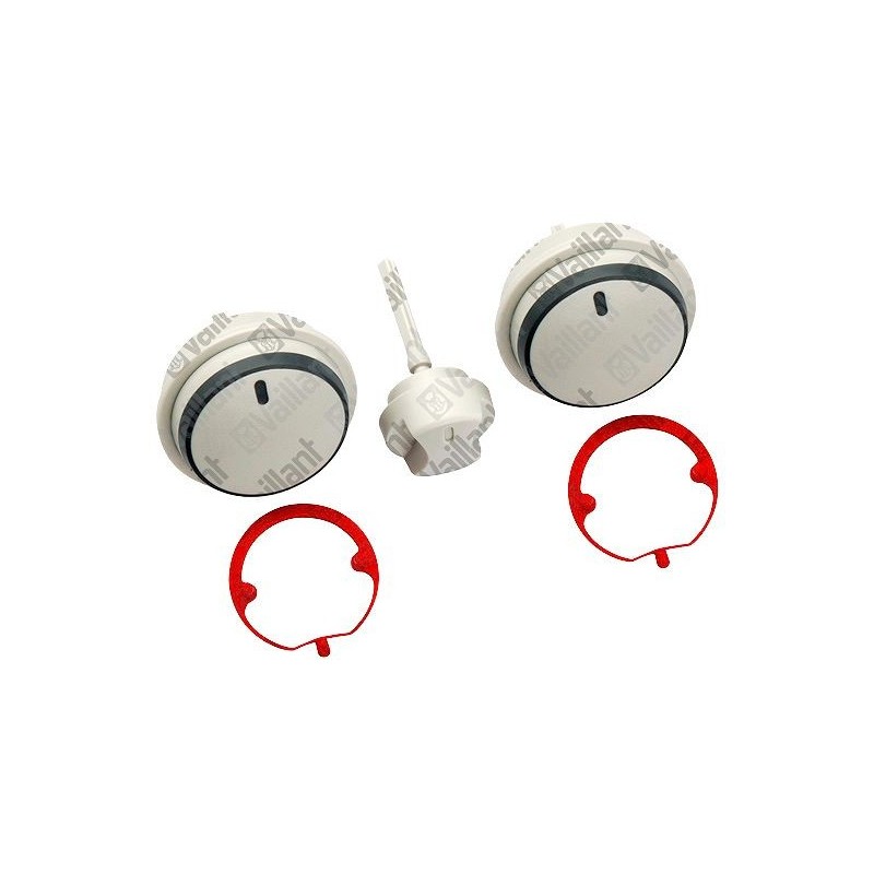 Vaillant bouton gris (kit de 3p) par kit