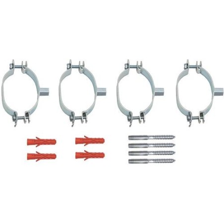 Vaillant collier ovale (4pcs) pour set conduits isolées