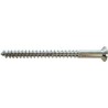 Vis à bois chrome tête fraisée bombée 3,5-30mm boîte 200pcs