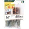 Walraven bis twist + vis métrique + rondelle M6x60mm boîte:10pièces
