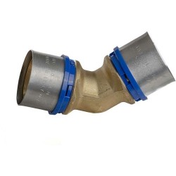 APE coude 45° 50mm Alupex