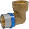 APE coude 90° 40mm-5/4"F Alupex