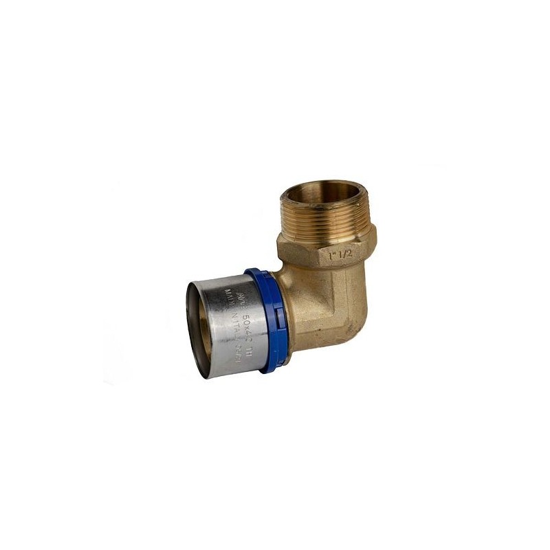 APE coude 90° 50mm-6/4"M Alupex