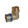 APE coude 90° 63mm-2"m Alupex