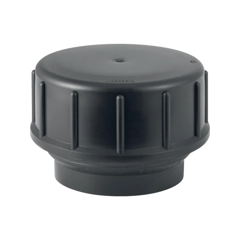 Geberit PE union filetée + couvercle à visser 75mm