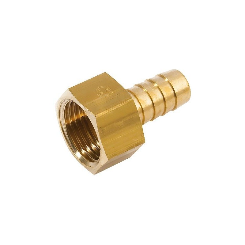 General Fittings teton pour eau laiton femelle 1/2"F-14mm