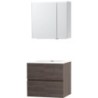 Meuble molto chêne gris 70 xonyx armoire toilette