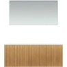 Meuble forest duo chêne nature 120cm solide molto armoire toilette