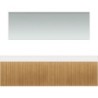 Meuble forest duo chêne nature 180cm solide puro miroir