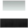 Meuble forest duo chêne noir 140cm solide à poser miroir