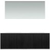 Meuble forest duo chêne noir 140cm solide molto miroir