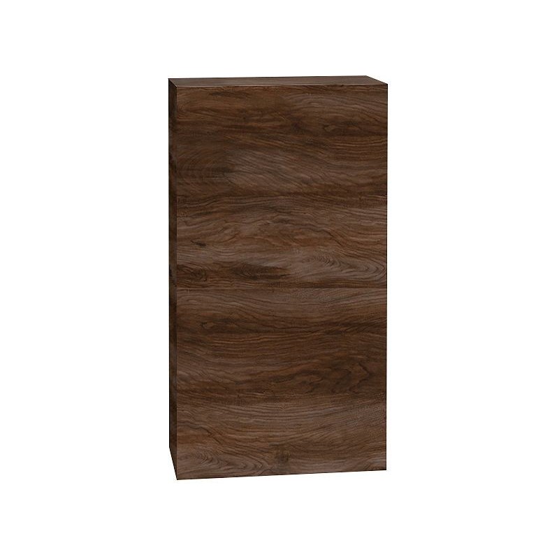 Meuble Coffee 1 porte gauche 35 noyer decor velours