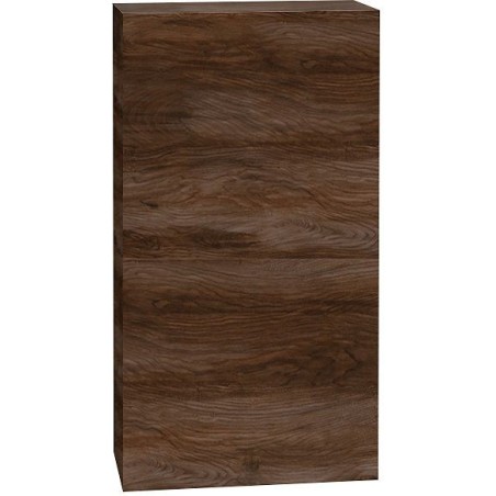 Meuble Coffee 1 porte gauche 35 noyer decor velours