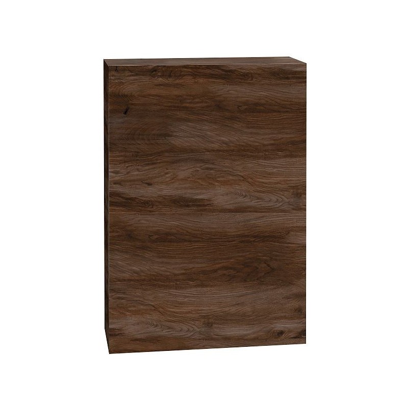 Meuble Coffee 1 porte gauche 45 noyer decor velours