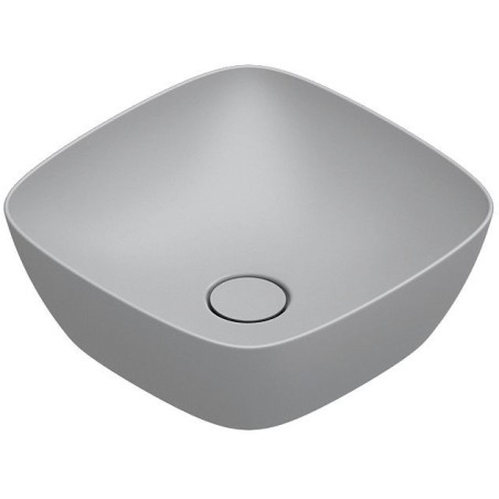 Catalano vasque à poser Alvea Cataglaze+ 40x40 H14 sans trop-plein cemento satinato