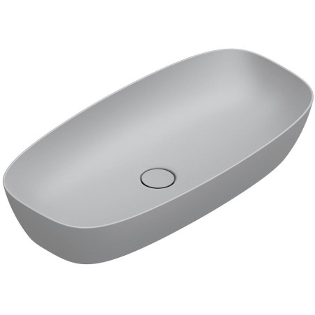 Catalano vasque à poser Alvea Cataglaze+ 80x40 H14 sans trop-plein cemento satinato