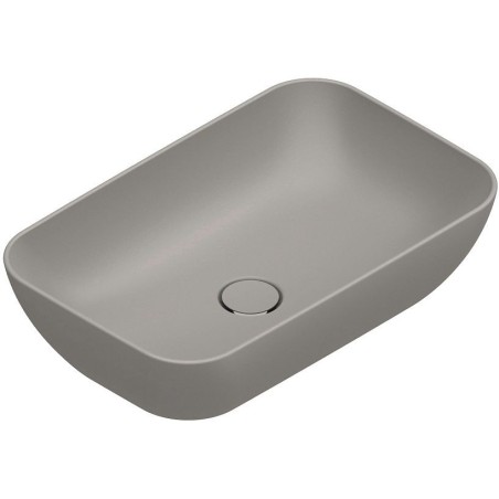 Catalano vasque à poser Green Cataglaze+ 60x38 H15 sans trop-plein tortora satinato