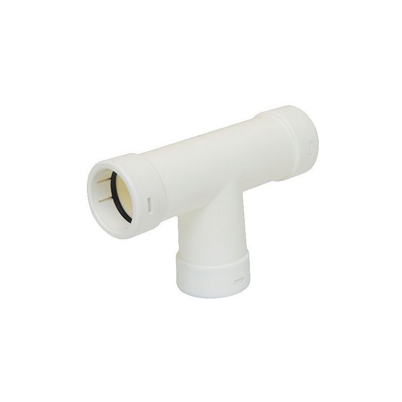 T évacuation condensat PVC 25 mm