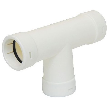 T évacuation condensat PVC 25 mm